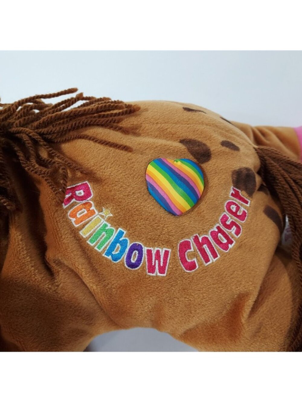 Lisa Frank Rainbow Chaser 22" Brown Horse Plush Vintage 1990's - Picture 4 of 13